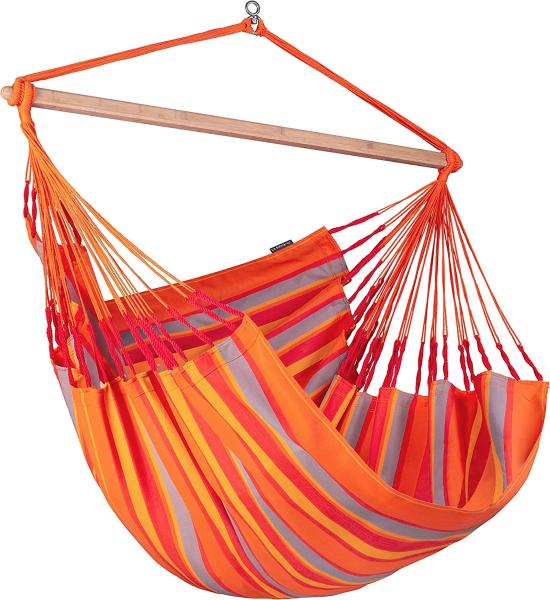 La Siesta Hängesessel Kingsize DOMINGO toucan orange Lounger Outdoor Hängestuhl