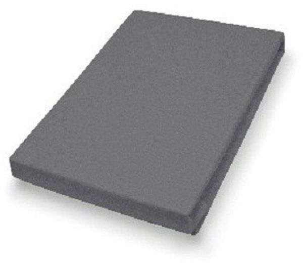 Vario Jersey-Spannbetttuch anthrazit, 190 x 200 cm