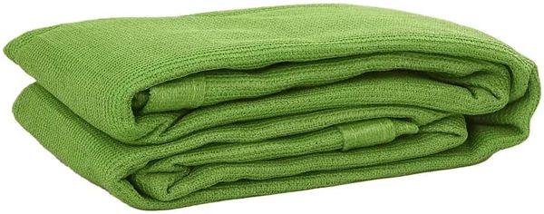 vidaXL Zeltteppich Hellgrün 250x550 cm HDPE 4002278