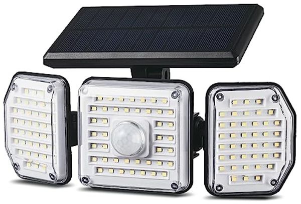 Maclean Außen-Wandleuchte MCE615, Wandleuchte Solarlampen für Außen IP65 4W 320lm