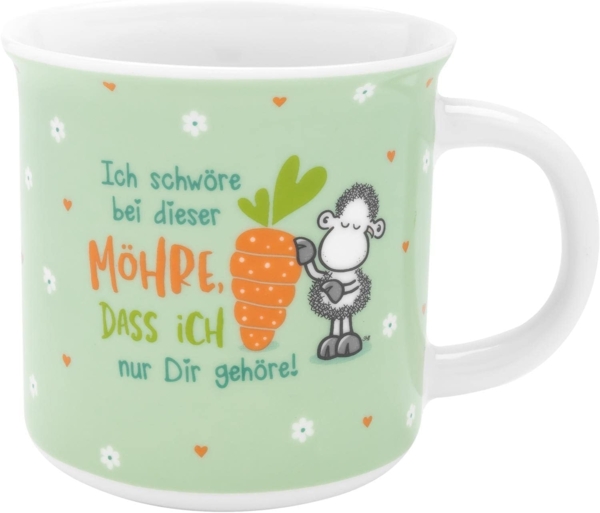 Sheepworld Tasse Kaffeetasse Ostern 35 cl Ich schwöre bei dieser Möhre. 48032