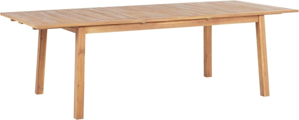 Gartentisch Holz Heller Holzfarbton CESANA