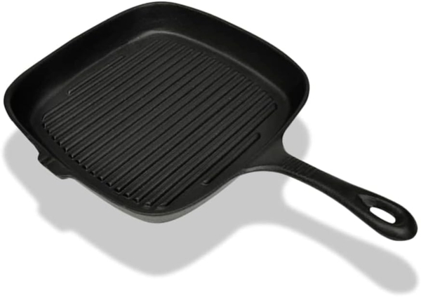 vidaXL Grillpfanne Gusseisen 24 x 23 cm 50123