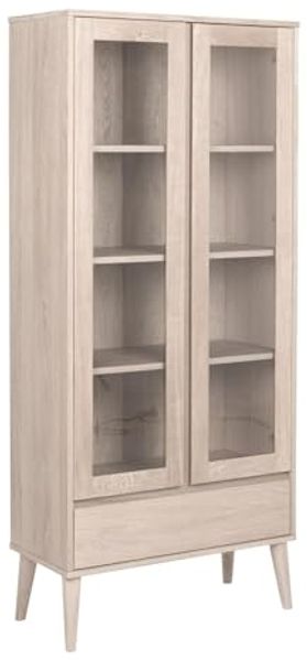 PKline Vitrinenschrank NAILA aus Eiche