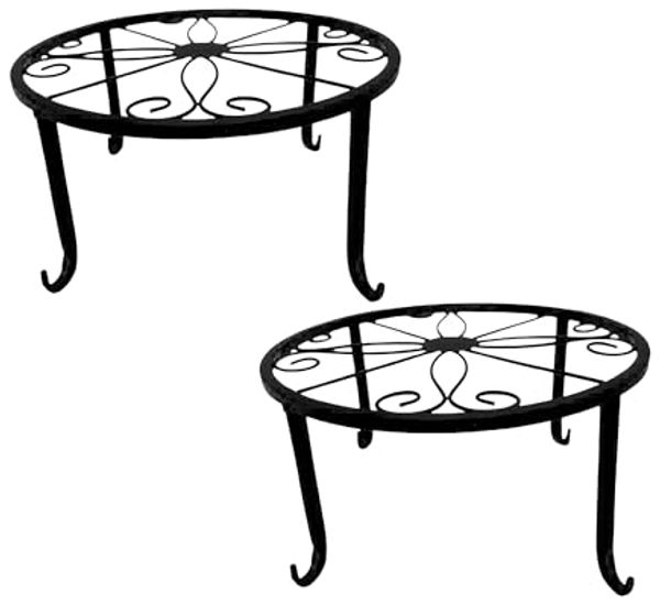Relaxdays Retro Blumenständer im 2er Set