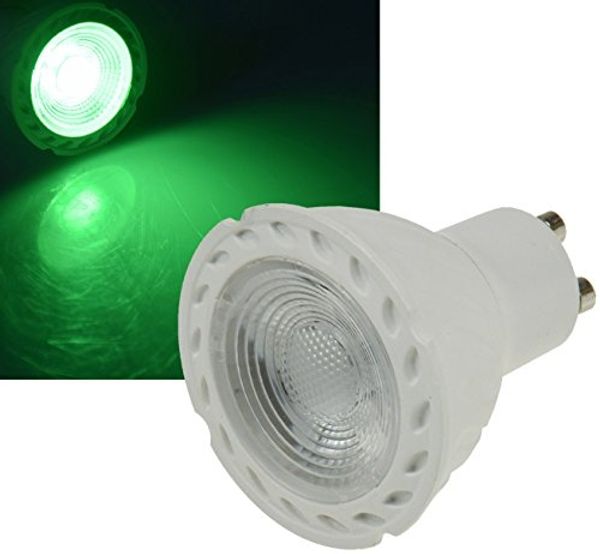 LED Strahler GU10 "LDS-50" grün 38°, 230V/5W