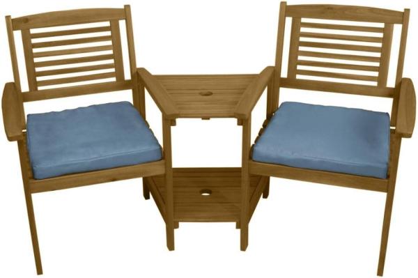 Loveseat Gartenbank mit Kissen