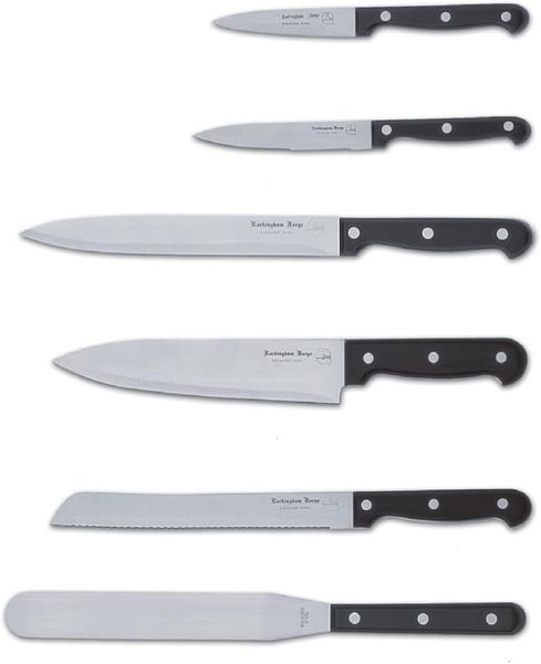 Rockingham Forge Steakmesser aus hochwertigem Edelstahl mit Griff aus Bakelit