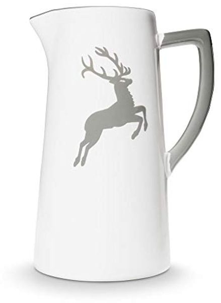 Gmundner Keramik Wasserkrug (1,2L) Grauer Hirsch Bild 2