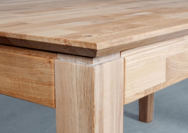 Woodroom Esstisch Paarl 140x90 ausziehbar auf 200 cm Massivholz Kernbuche geölt Ausziehtisch mit Butterfly-Auszug Holz Esstisch für 6–8 Personen Stabil und modern Bild 3