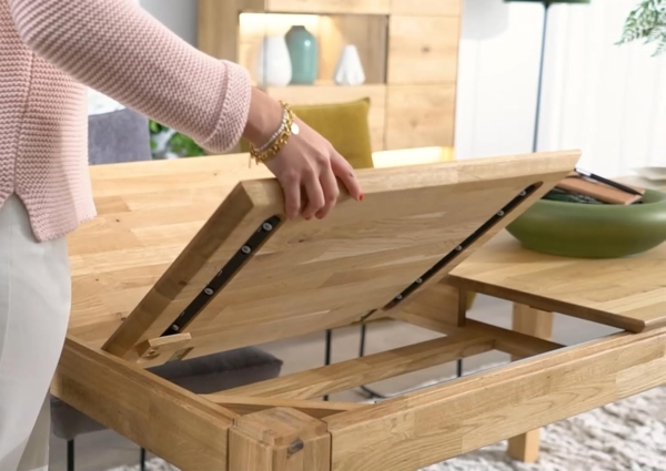 Woodroom Esstisch Paarl 140x90 ausziehbar auf 200 cm Massivholz Kernbuche geölt Ausziehtisch mit Butterfly-Auszug Holz Esstisch für 6–8 Personen Stabil und modern Bild 5