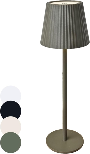 Coen Bakker Deco BV LED Tischleuchte Touch Tischlampe Dimmbar Akku In-/Outdoor IP44, LED fest verbaut, Warmweiß, Kaltweiß, Tageslichtweiß