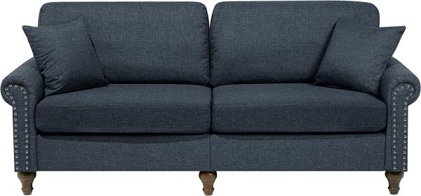 3-Sitzer Polstersofa dunkelgrau OTRA