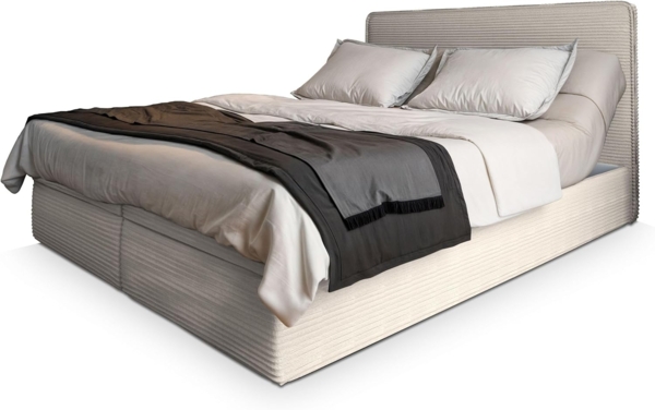 Masseno Boxbett ASTOR 180x200 cm mit Bonell Matratze und Topper