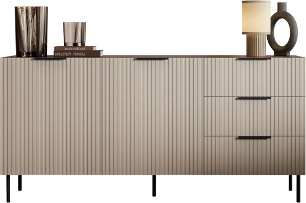 Kommode Aocale 01 (Farbe: Nuss Warmia / Cashmere)