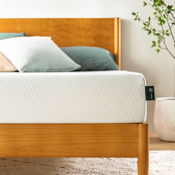 Zinus Konventionelle Matratze aus Memory-Schaum, Weiß, Doppelbett