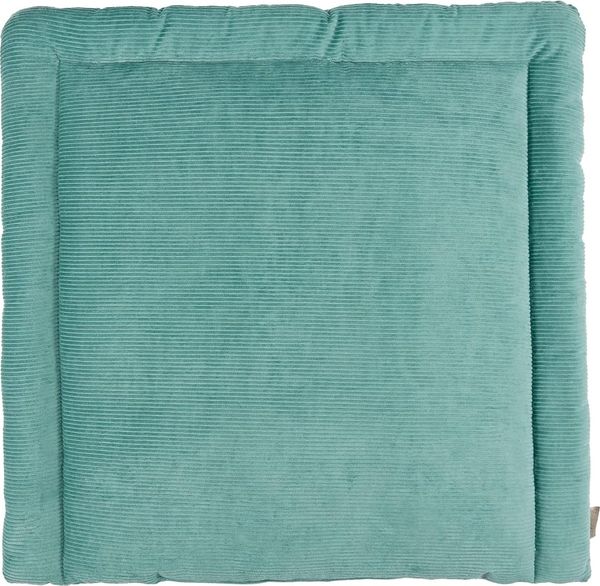 KraftKids Wickelauflage in Cord Breitcord Mint, Wickelunterlage 60x70 cm (BxT), Wickelkissen