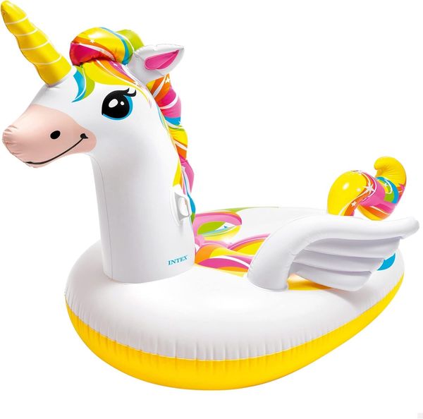 Intex Mega Unicorn Island weiß, bunt