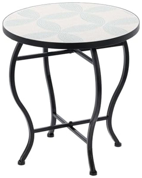 Well Home Bistrotisch mit Mosaik-Design, Ø 38x40 cm