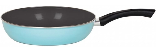 Riess Kristallblau Email Pfanne