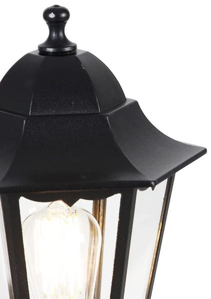 Qazqa Außen-Stehlampe New orleans, ohne Leuchtmittel, E27, Schwarz, Klassisch / Antik, Aluminium, 1-flammig Bild 4