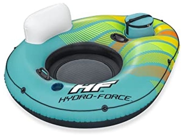 Hydro-Force™ Alpine Schwimmring mit Rückenlehne & Kühltasche 169 x 137 cm