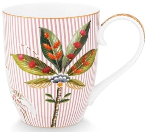 PiP Studio Becher La Majorelle Becher xl pink 0,45 l, Porzellan, Mug XL La Majorelle Pink 450ml