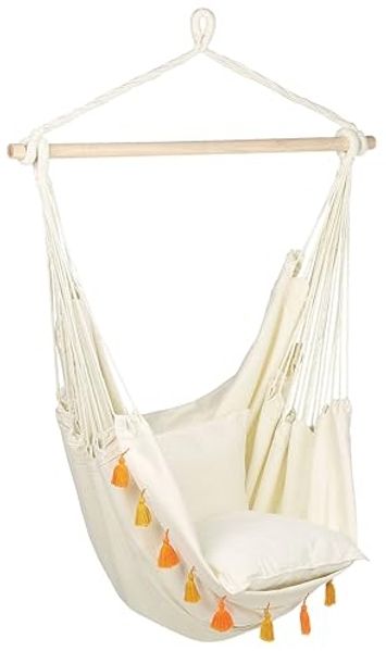Hängesessel VARENA Baumwolle Beige