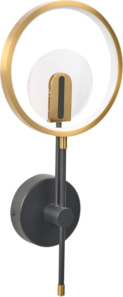 LED Wandlampe SAMBRE Metall Gold Schwarz