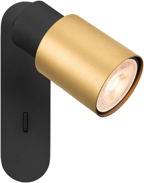 SLV PURI 2.0 Tube, Wand- und Deckenaufbauleuchte, Schalter, rechteckig, 1x max. 6W GU10, schwarz - Wand- und Deckenleuchten Bild 1