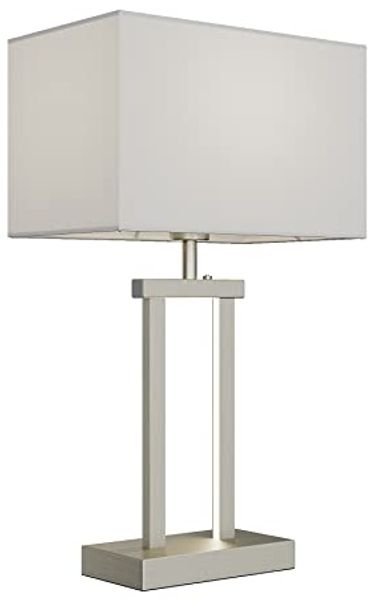 Lindby Tischleuchte Sigurd, Enthalten, 1 x 60 W E27 (exkl) + 1 x 5,5 W LED (inkl)