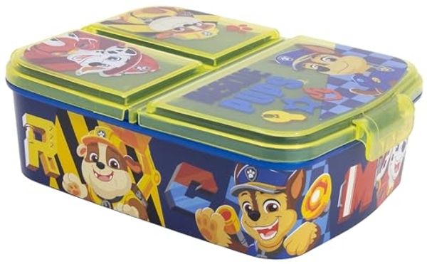 Paw Patrol Kinder Brotdose – Lunchbox mit 3 Fächern & tollem Design