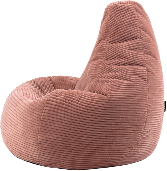 Icon Dalton Sitzsack Cord, Rosa, 2er-Pack, Gaming Sitzsack Erwachsene mit Füllung, Bean Bag, Cord Sessel, Lounge Sessel, Lounge Stuhl, Schlafzimmer, Wohnzimmer, Wohnzimmer Möbel Bild 6