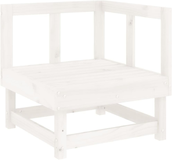 vidaXL 7-tlg. Garten-Lounge-Set Weiß Massivholz Kiefer 3186355 Bild 3