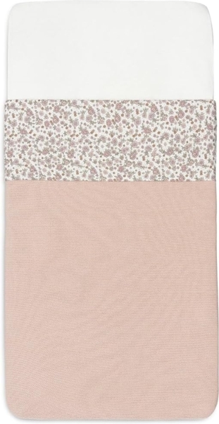 Jollein Retro Flowers Babybettlaken - 120 x 150 cm Bild 1