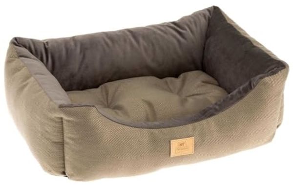 Ferplast Hunde- und Katzenbett Chester 80 Braun 436627
