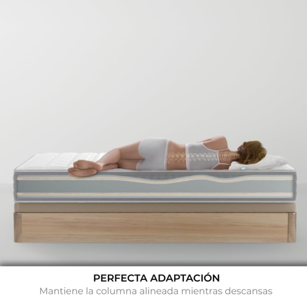 Don descanso DDBERNIA20.140180 Viskoelastische Matratze, Schaumstoff, Höhe ± 21 cm, 140x180 cm Bild 8