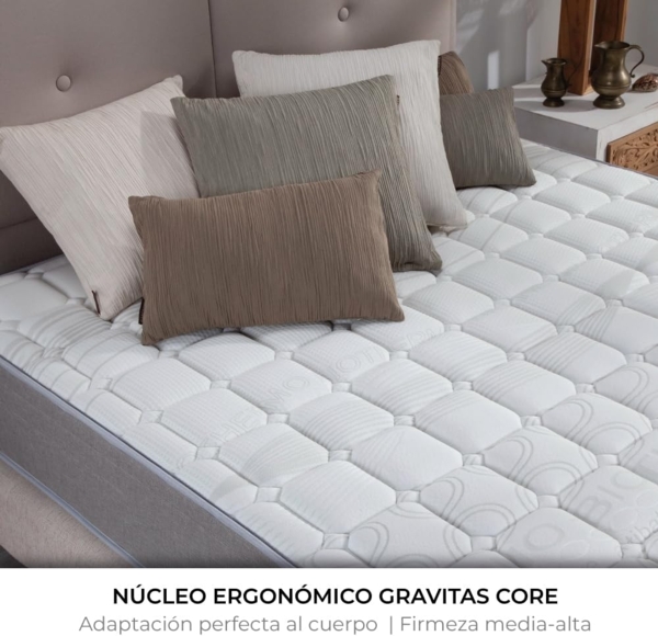 Don descanso DDBERNIA20.140180 Viskoelastische Matratze, Schaumstoff, Höhe ± 21 cm, 140x180 cm Bild 6