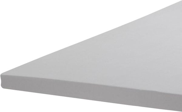 BettwarenShop Jersey-Elasthan Topper Spannbettlaken Multi-Stretch|180x200 - 200x220 cm| silber