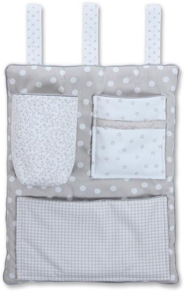 Babybay 'Utensilo' Betttasche grau