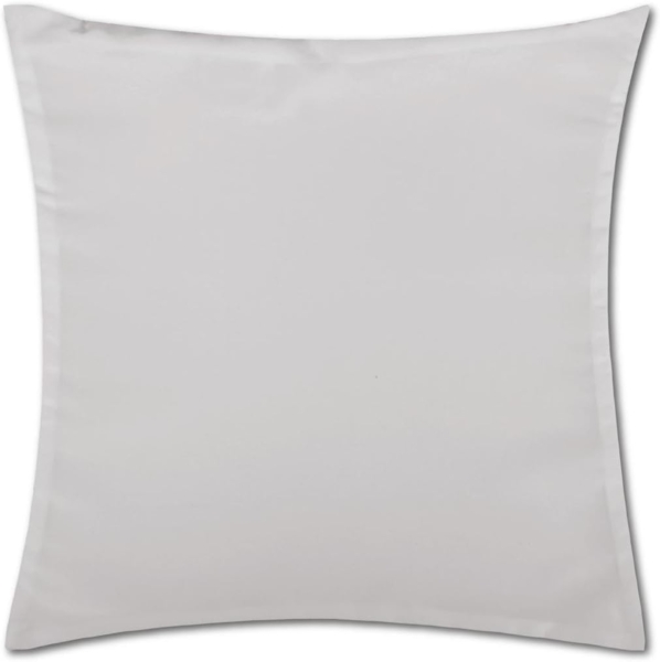 Kissenhülle Dekokissen Kissenbezug Microfaser - viele Größen und Farben Grau Ø 50 cm Bild 5