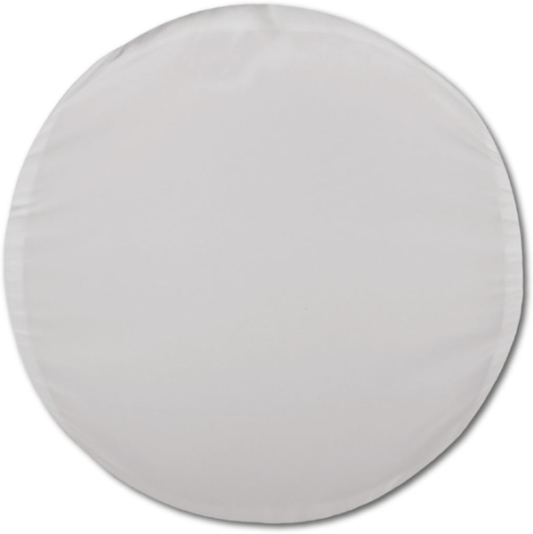 Kissenhülle Dekokissen Kissenbezug Microfaser - viele Größen und Farben Grau Ø 50 cm Bild 1