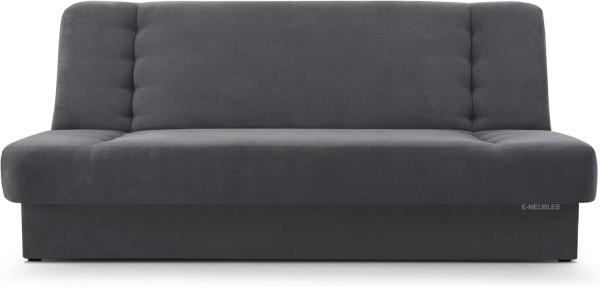 MOEBLO Schlafsofa Cyprus, Sofa Kippsofa Klappsofa Clic-Clack Couch für Wohnzimmer Federkern Sofagarnitur Polstersofa - 192x85x92 cm -, mit Bettkasten und Schlaffunktion