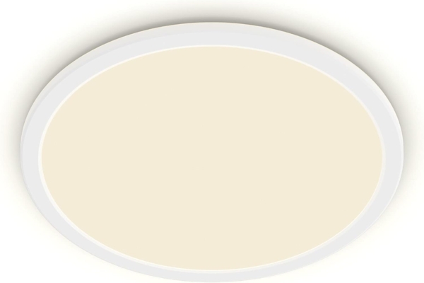 Philips Superslim CL550 Ceiling lamp Ø250 mm LED 15W 2700K SceneSwitch IP44, White Bild 2