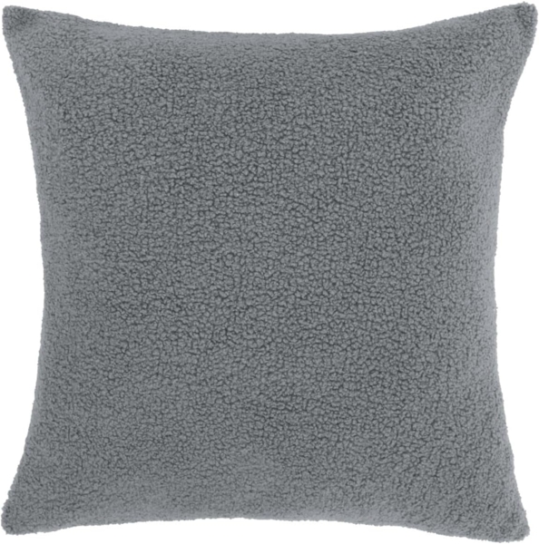 Sehlbach Kissen Boucle uni silbergrau 45 x 45 cm