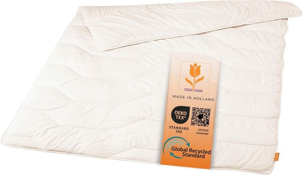 sleepling Baumwollbettdecke, Füllung: 100% Schurwolle vom Tesselaar Schaf, Bezug: Baumwolle, atmungsaktiv und hervorragend temperaturregulierend, selbstreinigend