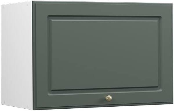 Vicco Küchenschrank Küchenmöbel Fame-Line Landhaus Küche Einbauküche Küchenzeile Blende Unterschrank Hochschrank Hängeschrank (Weiß-Grün-Gold, Hängeschrank 60 cm flach)