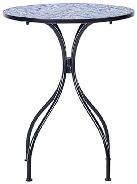Gartentisch Keramik Schwarz CIGLIANO