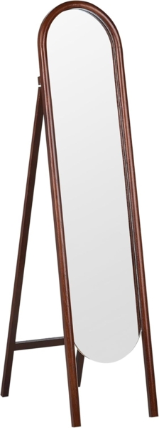 Standspiegel CHELLES 150 cm Holz Dunkler Holzfarbton