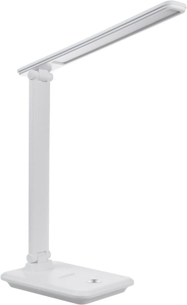 Maclean LED Schreibtischlampe MCE614 Dimmbar 9W Tischlampe 3 Lichtfarben Verstellbar Leselampe, LED fest integriert, warmweiß, neutralweiß, kaltweiß, Flexible Lichtstimmung für Lesen, Lernen und Arbeiten